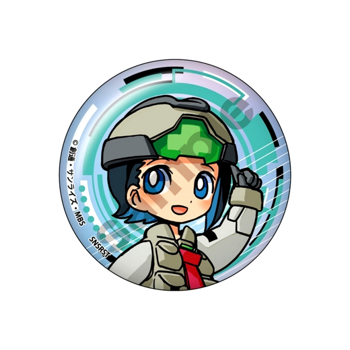 Mobile Suit Gundam: The Witch from Mercury Mecha Gurumi Can Badge Nika Nanaura (Reissue) [NEW]