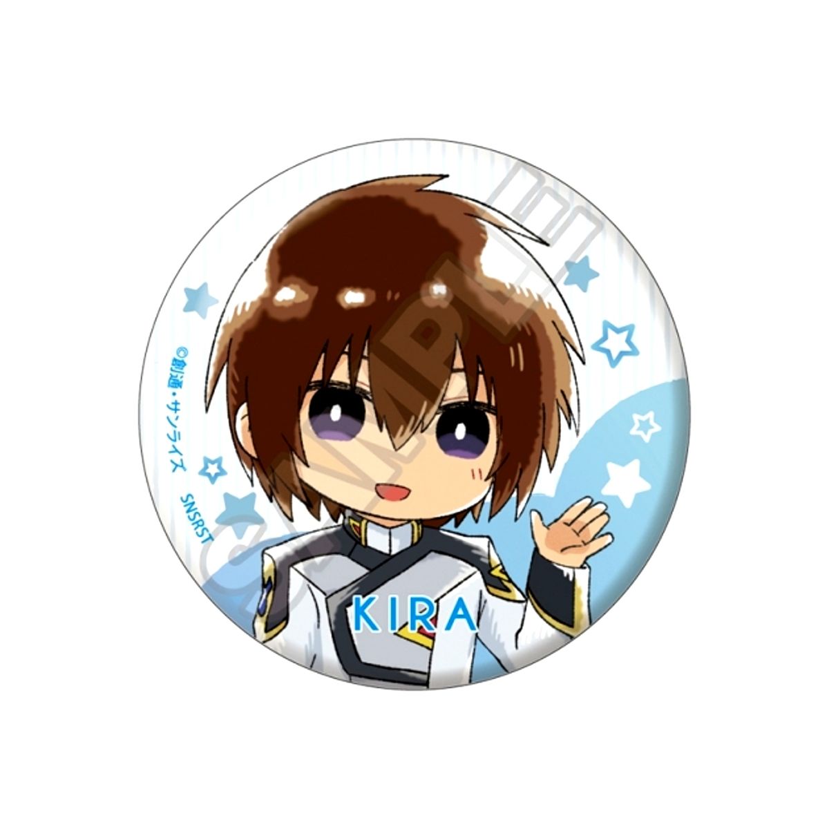 Mobile Suit Gundam SEED Freedom Sketchu! Button Qiluo Zhou Yamato Goods - Badge Resale [NEW]