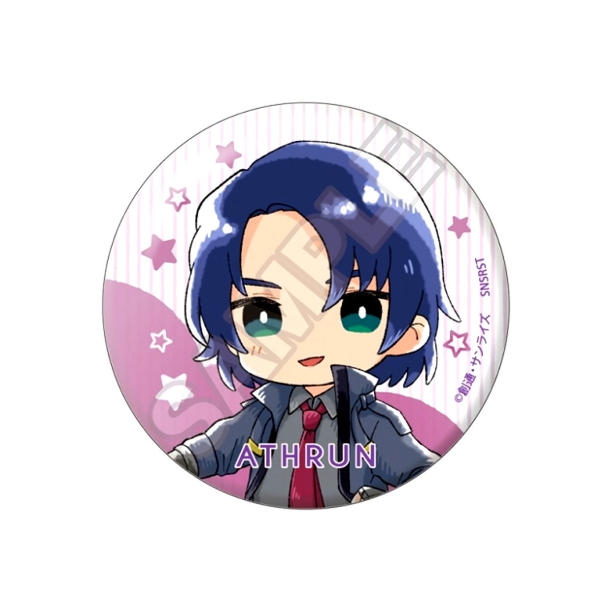 Mobile Suit Gundam SEED Freedom Sketchu! Button Athrun Zara Goods - Badge Resale [NEW]