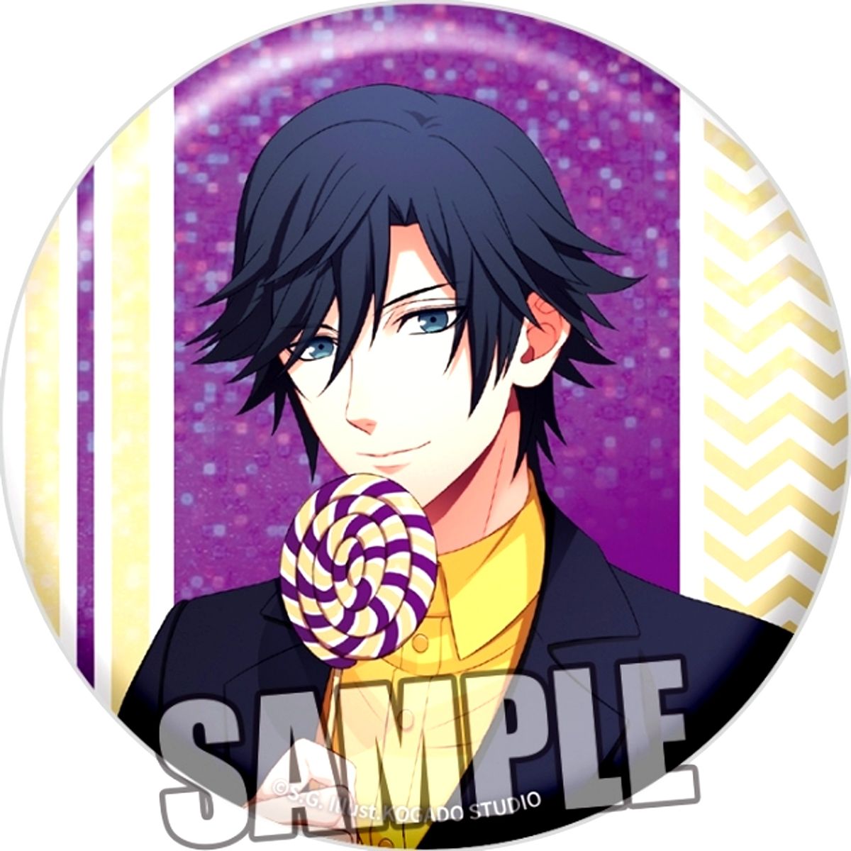Uta no Prince-sama BIG Hologram Button Love Pop Candy Ver. Tokiya Ichinose Goods - Badge [NEW]