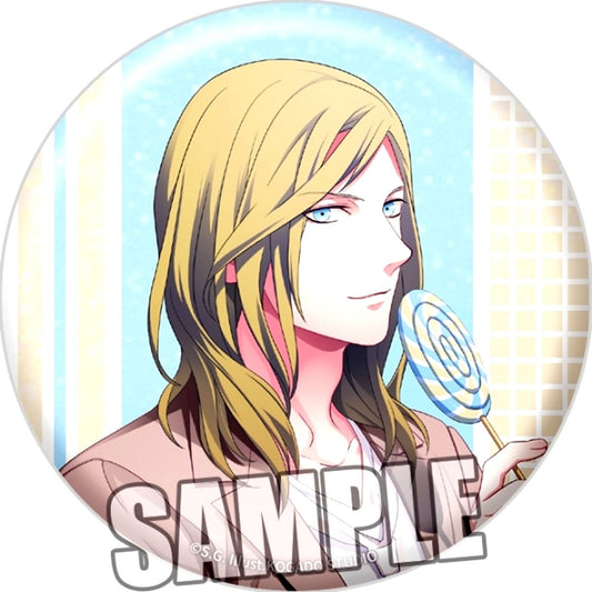 Uta no Prince-sama BIG Hologram Button Love Pop Candy Ver. Camus Goods - Badge [NEW]