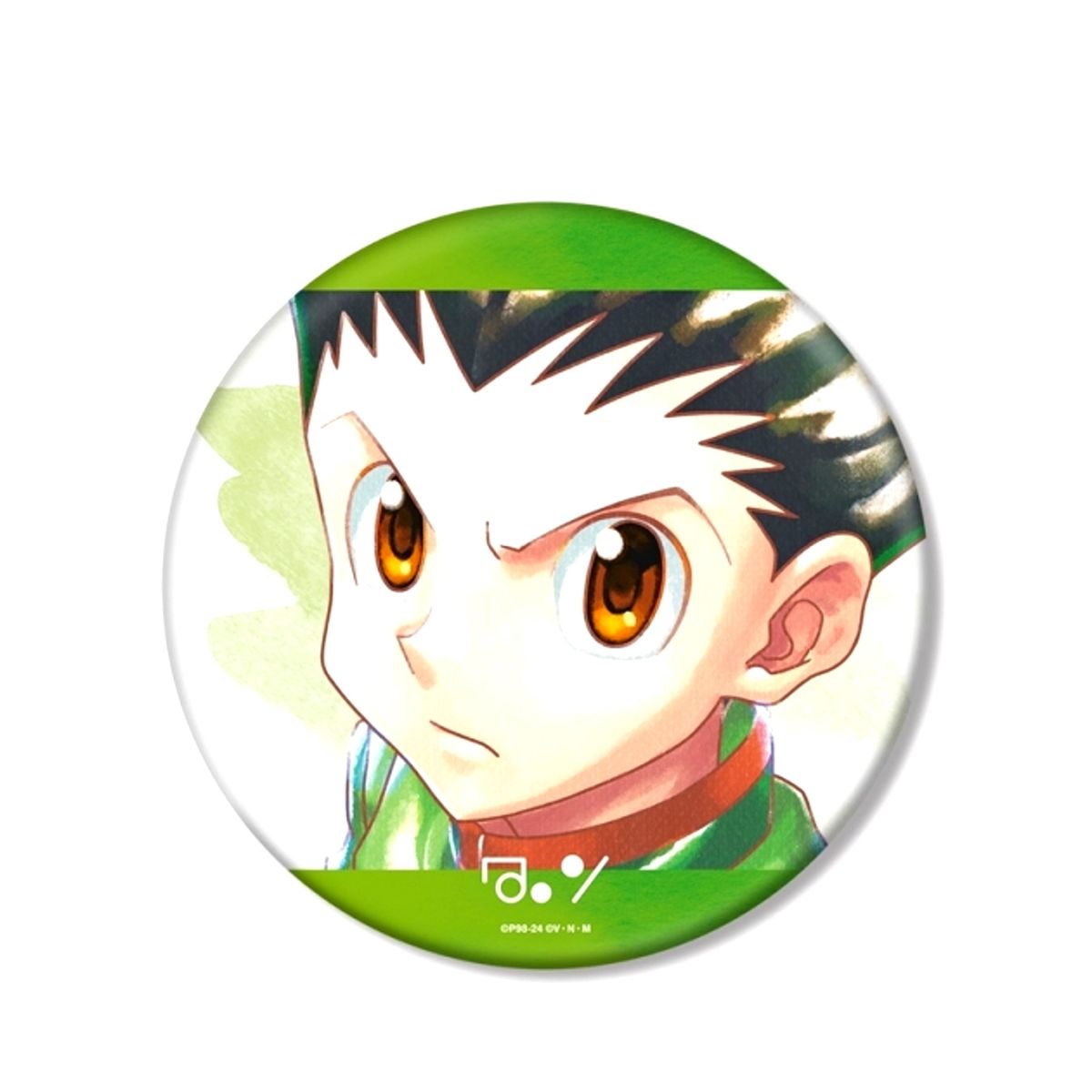 HUNTERxHUNTER Gon Ani-Art aqua label BIG Button Goods - Badge Resale [NEW]