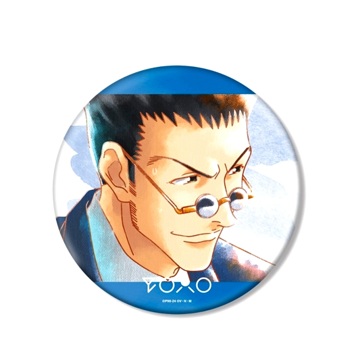 HUNTERxHUNTER Leorio Ani-Art aqua label BIG Button Goods - Badge Resale [NEW]