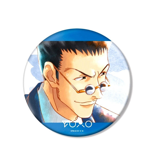 HUNTERxHUNTER Leorio Ani-Art aqua label BIG Button Goods - Badge Resale [NEW]