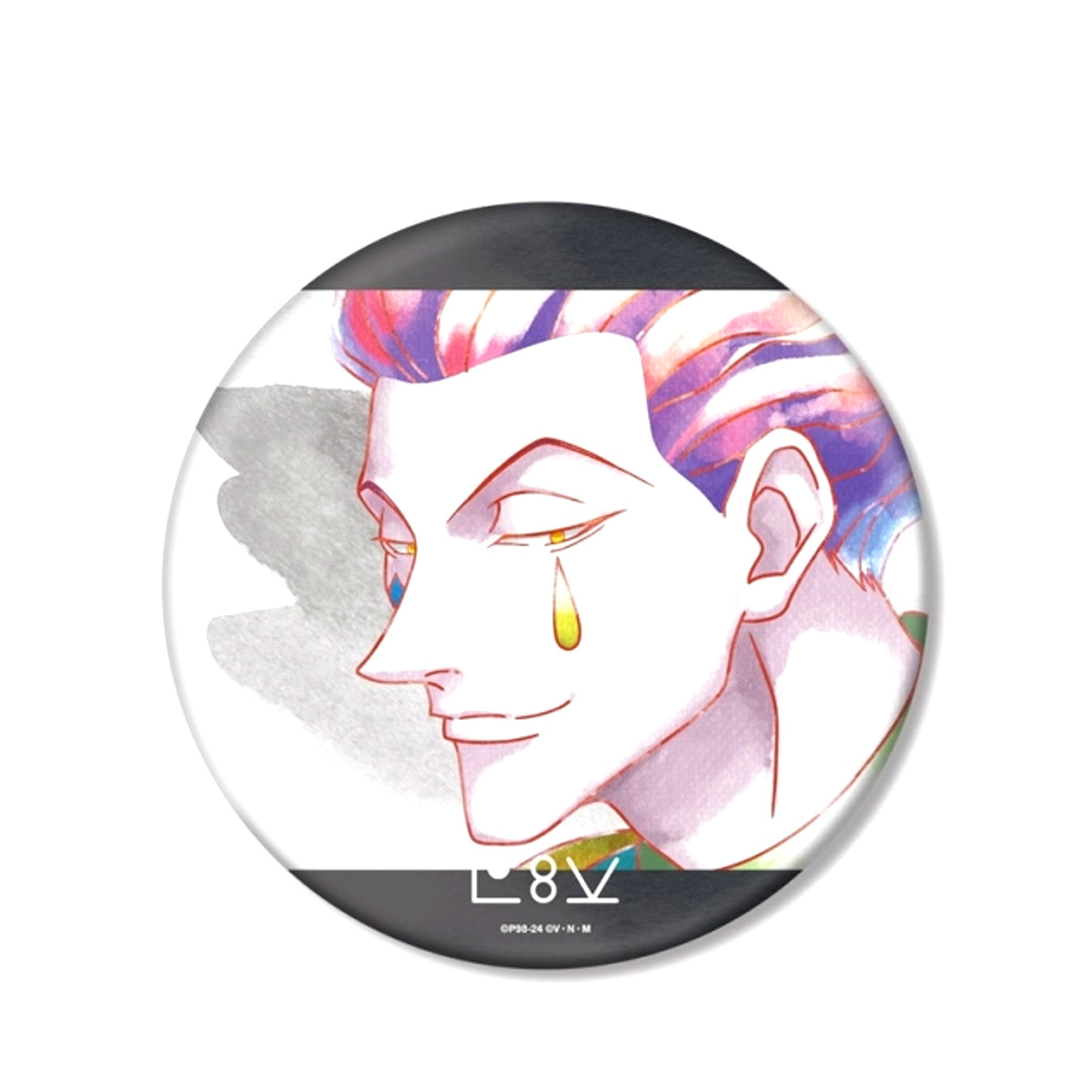 HUNTERxHUNTER Hisoka Ani-Art aqua label BIG Button Goods - Badge Resale [NEW]