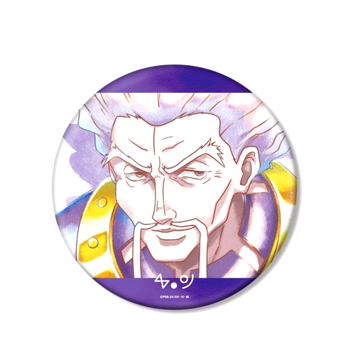 HUNTERxHUNTER Zeno Ani-Art aqua label BIG Button Goods - Badge Resale [NEW]
