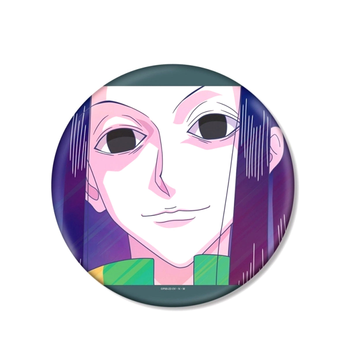 HUNTERxHUNTER Illumi Ani-Art clear label Part 3 B IG Button Goods - Badge Resale [NEW]