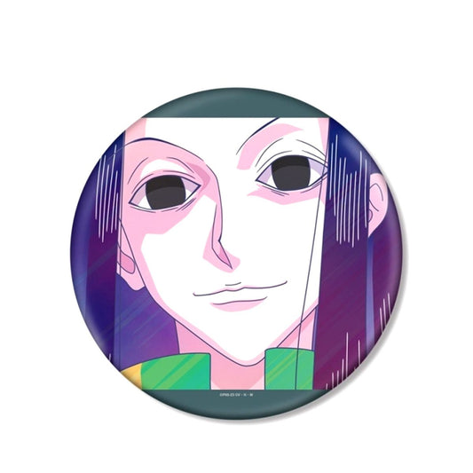 HUNTERxHUNTER Illumi Ani-Art clear label Part 3 B IG Button Goods - Badge Resale [NEW]