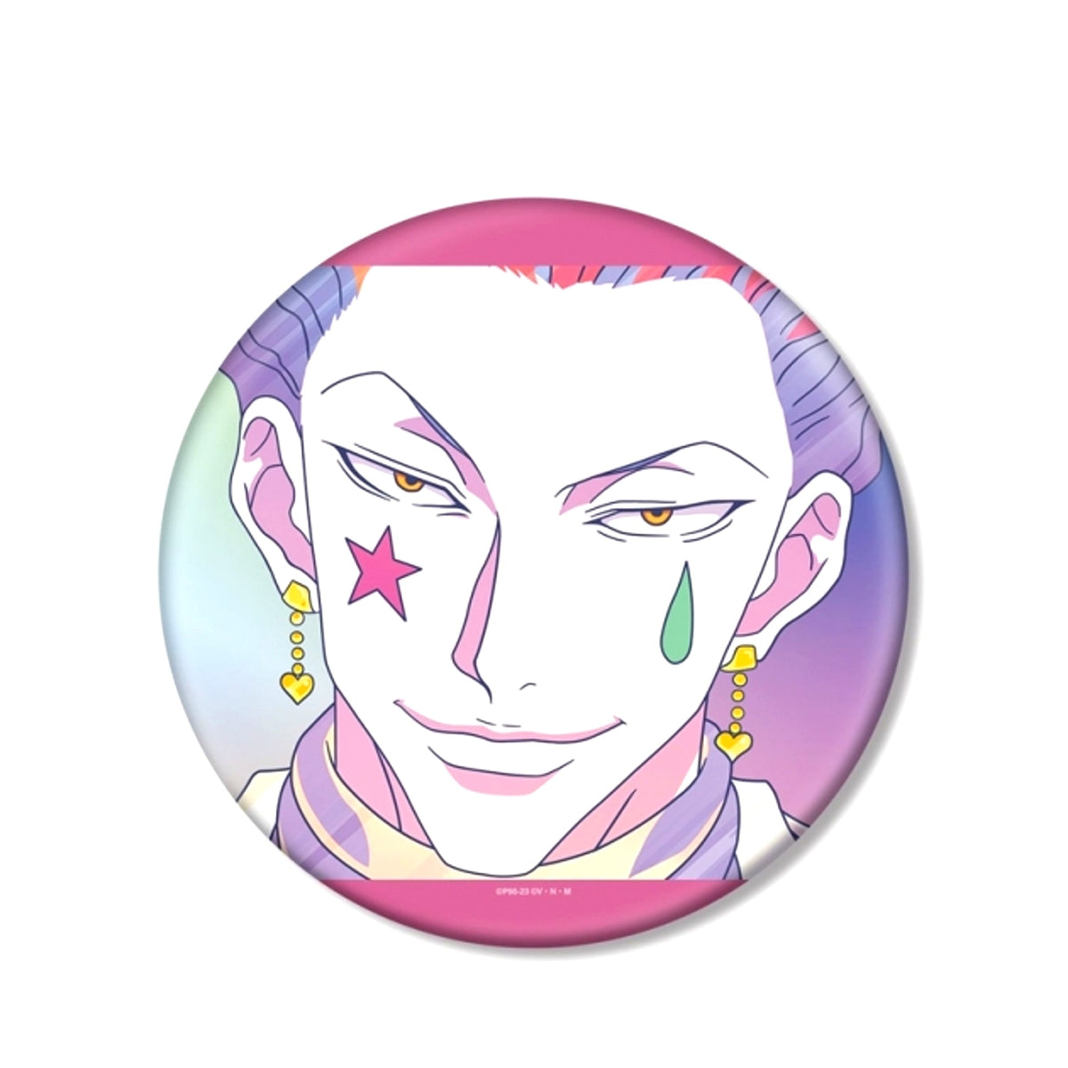 HUNTERxHUNTER Hisoka Ani-Art clear label Part 3 B IG Button Goods - Badge Resale [NEW]