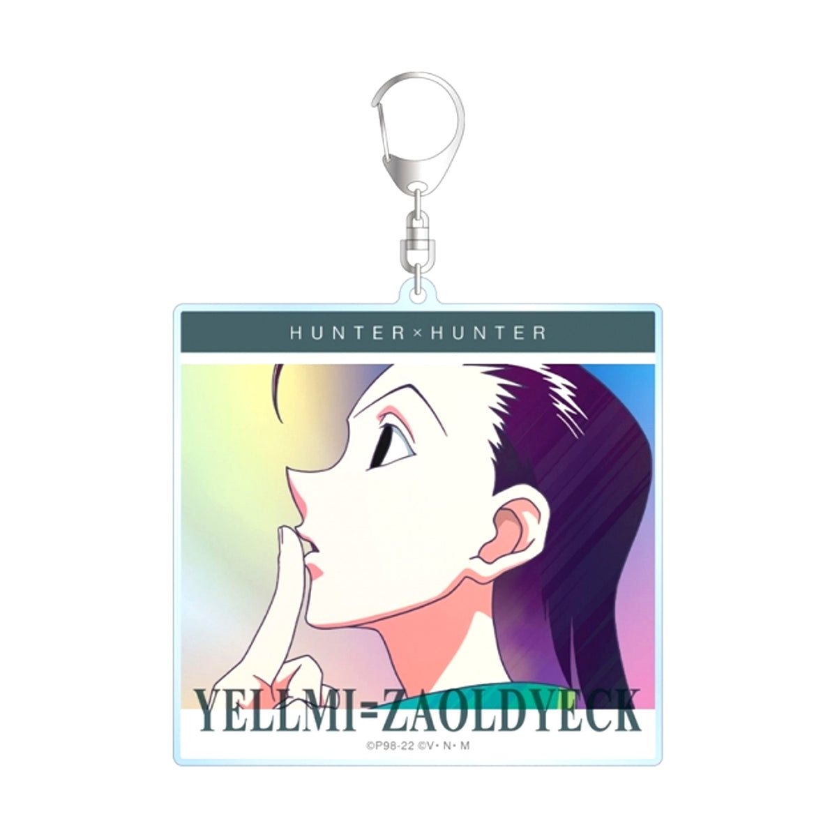 HUNTERxHUNTER Illumi Ani-Art clear label Part 2 B IG Acrylic Keychain Goods - Keychain Resale [NEW]