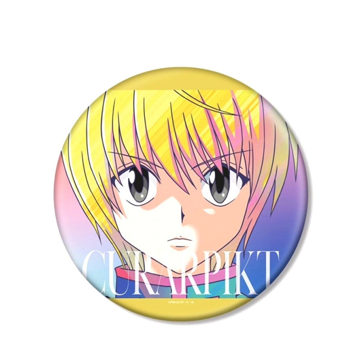 HUNTERxHUNTER Kurapika Ani-Art clear label Part 2 B IG Button Goods - Badge Resale [NEW]