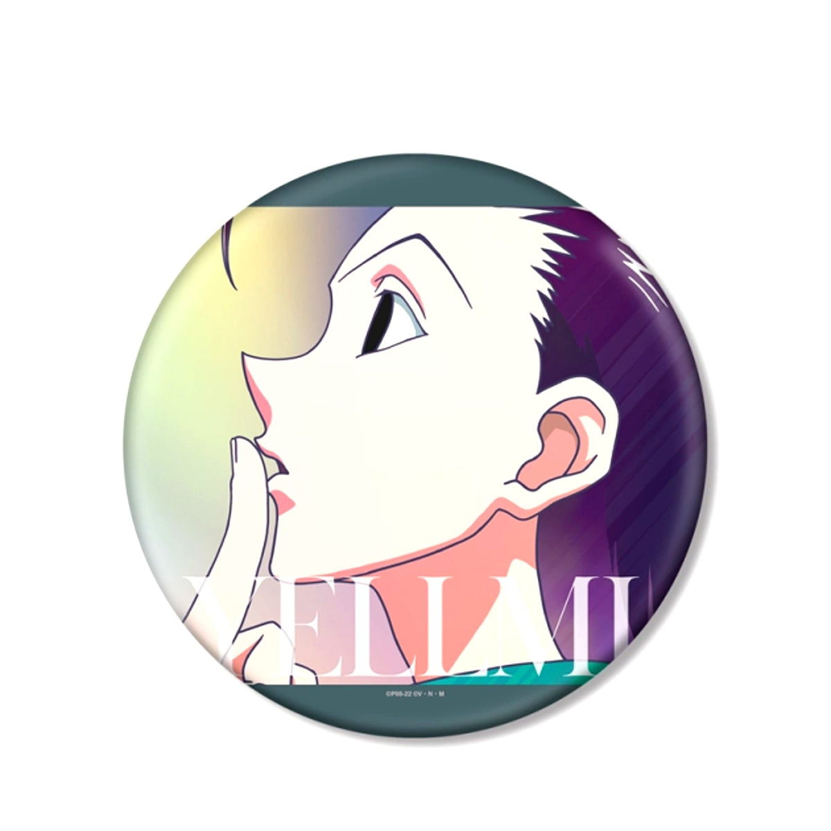 HUNTERxHUNTER Illumi Ani-Art clear label Part 2 B IG Button Goods - Badge Resale [NEW]