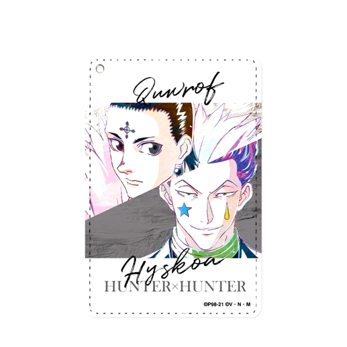 HUNTERxHUNTER Chrollo & Hisoka Ani-Art Part 2 1 Pocket Pass case Goods - Pass case Resale [NEW]
