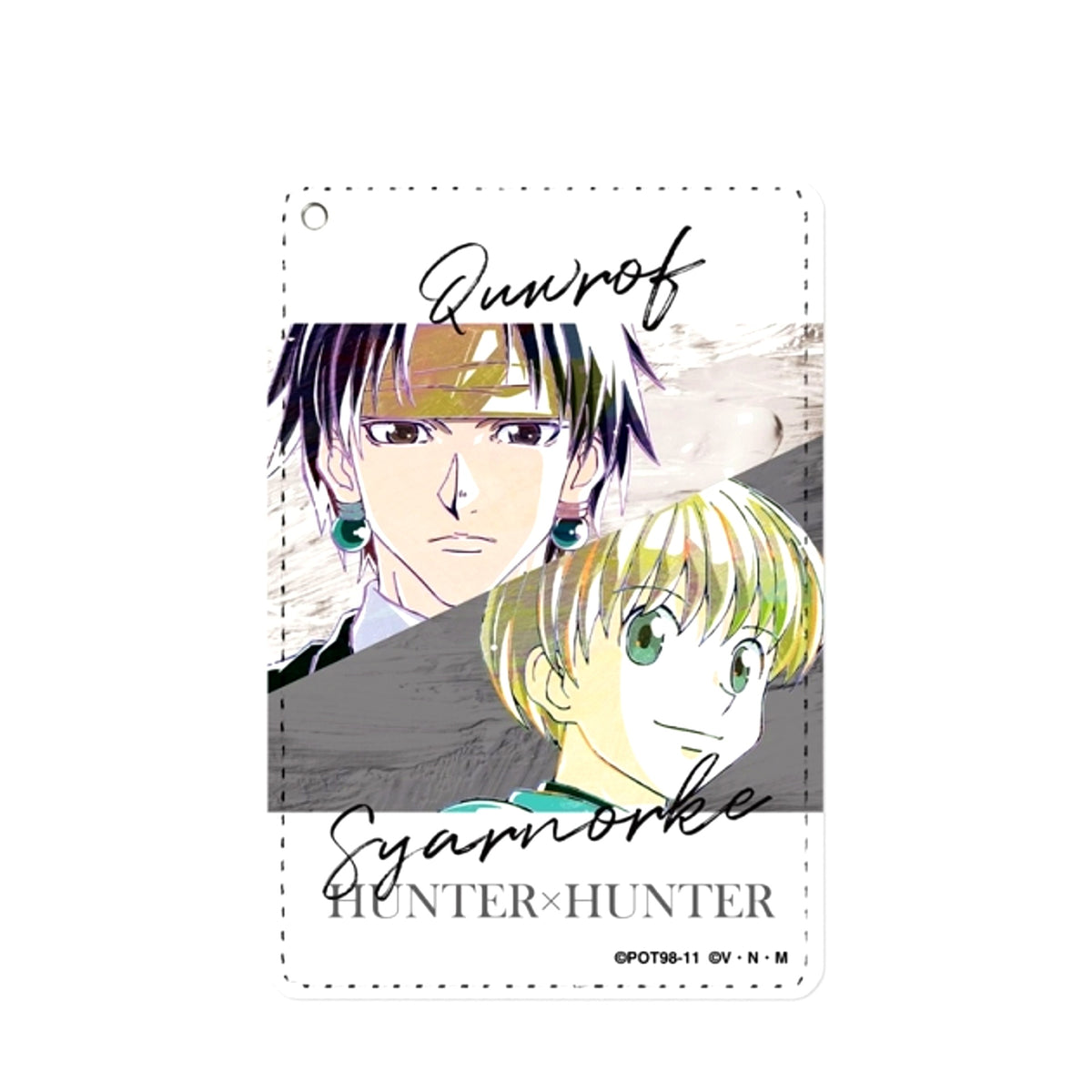 HUNTERxHUNTER Chrollo & Sharnak Ani-Art Part 2 1 Pocket Pass case Goods - Pass case Resale [NEW]