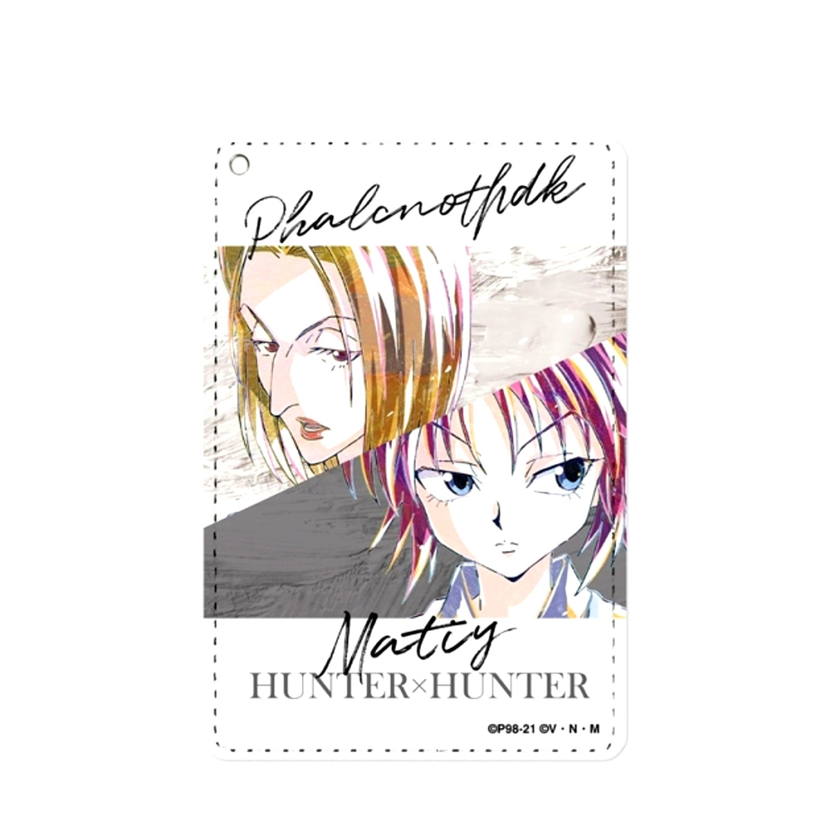 HUNTERxHUNTER Pakunoda & Machi Ani-Art Part 2 1 Pocket Pass case Goods - Pass case Resale [NEW]