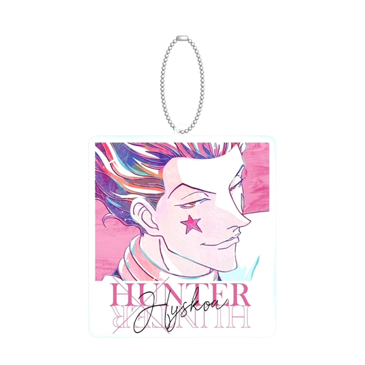 HUNTERxHUNTER Hisoka Ani-Art BIG Acrylic Keychain Goods - Keychain Resale [NEW]