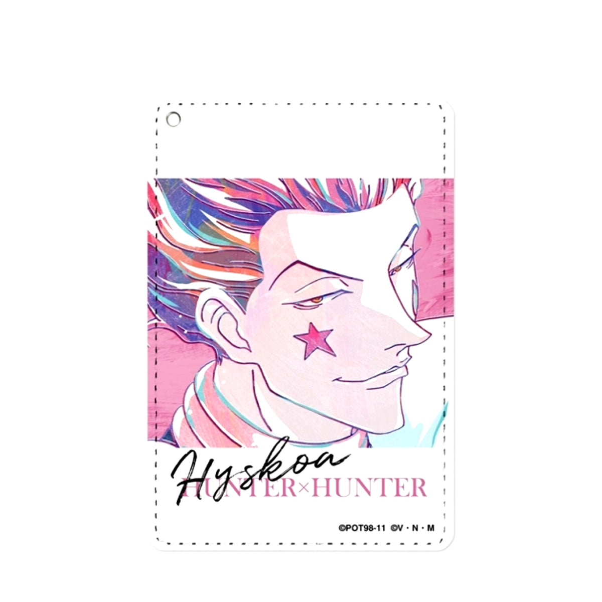 HUNTERxHUNTER Hisoka Ani-Art 1 Pocket Pass case Goods - Pass case Resale [NEW]