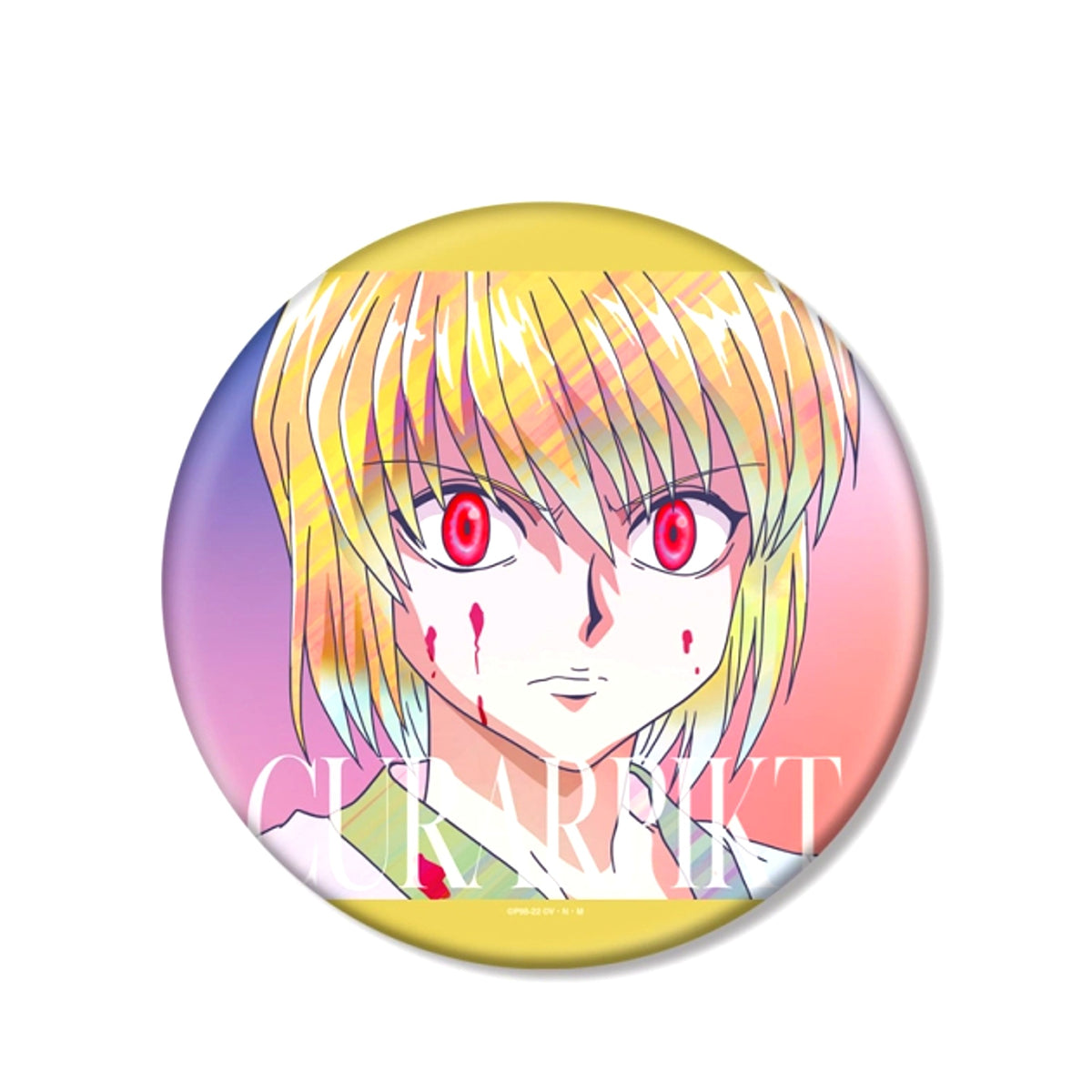HUNTERxHUNTER Kurapika Ani-Art clear label BIG Button Goods - Badge Resale [NEW]