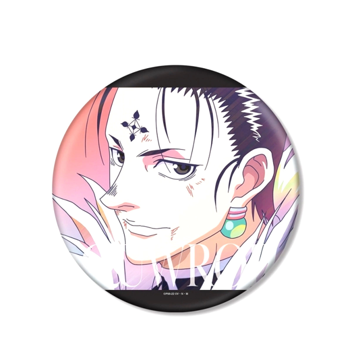 HUNTERxHUNTER Chrollo Ani-Art clear label BIG Button Goods - Badge Resale [NEW]