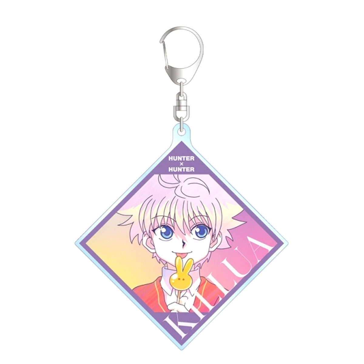 HUNTERxHUNTER Killua Ani-Art clear label BIG Acrylic Keychain Goods - Keychain Resale [NEW]
