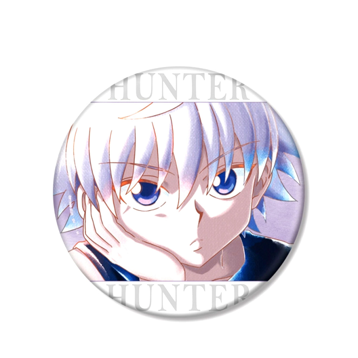 HUNTERxHUNTER Killua Ani-Art aqua label Part 2 B IG Button Goods - Badge Resale [NEW]