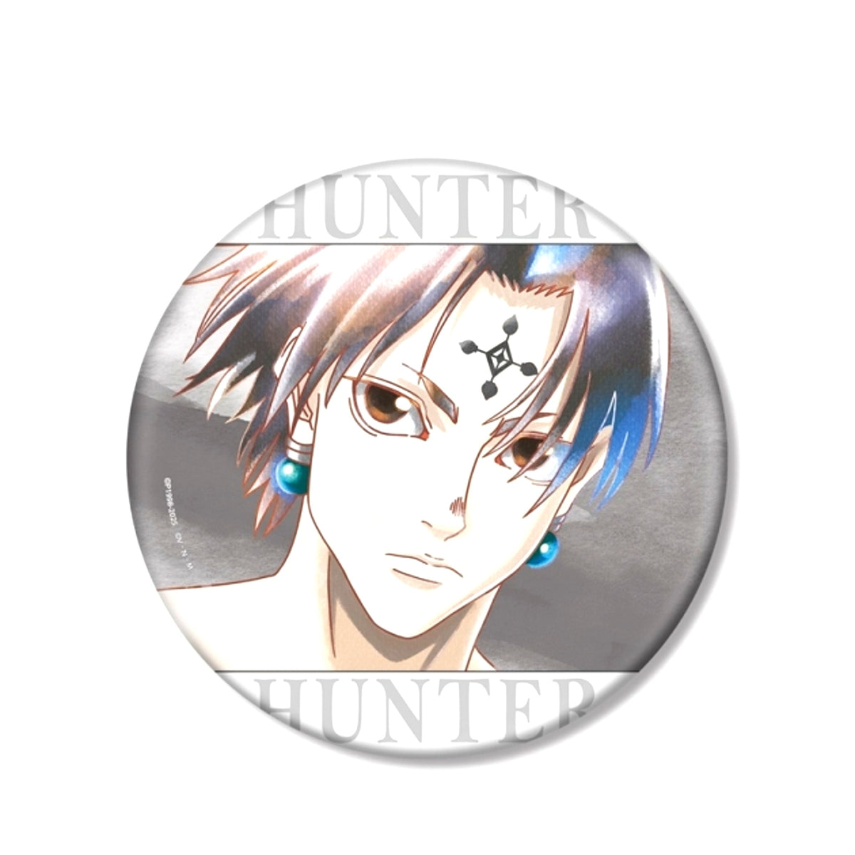 HUNTERxHUNTER Chrollo Ani-Art aqua label Part 2 B IG Button Goods - Badge Resale [NEW]
