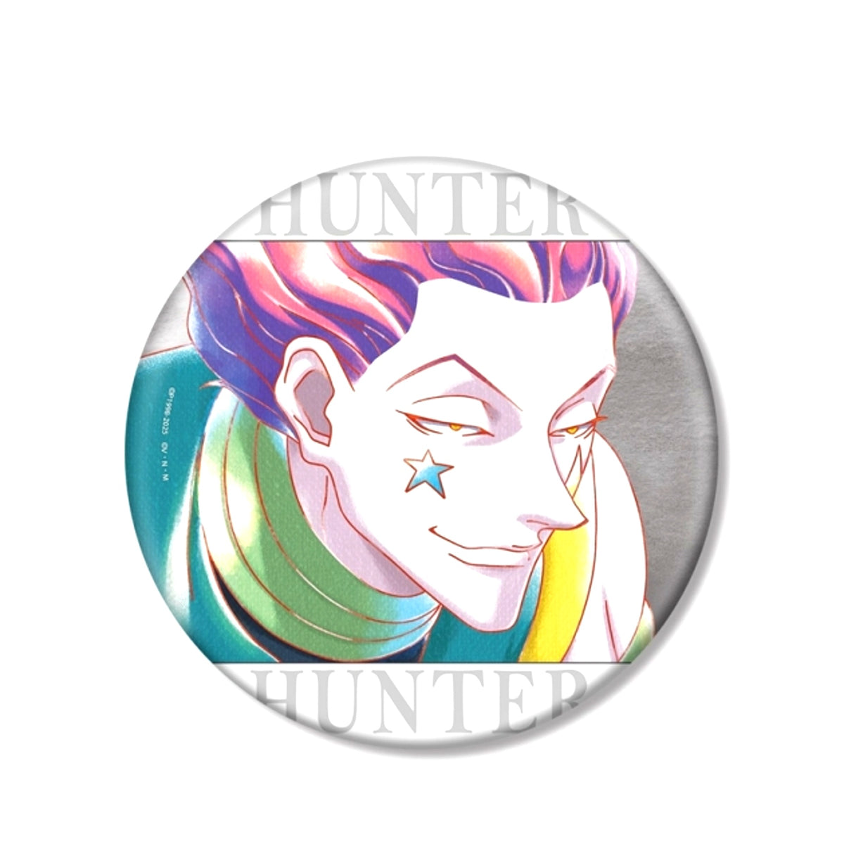 HUNTERxHUNTER Hisoka Ani-Art aqua label Part 2 B IG Button Goods - Badge Resale [NEW]
