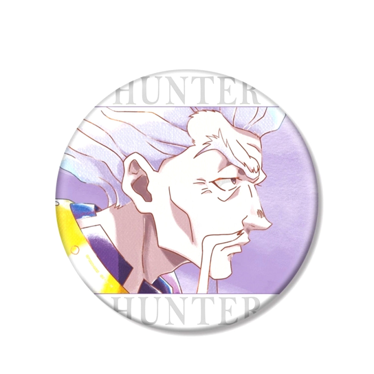HUNTERxHUNTER Zeno Ani-Art aqua label Part 2 B IG Button Goods - Badge Resale [NEW]