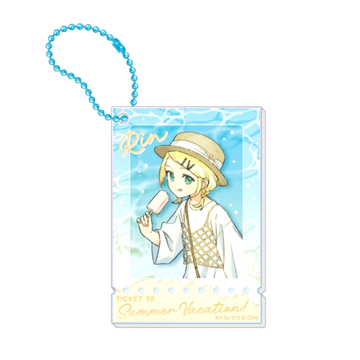 39Culture 2025 EXTRA RETRO Aurora Acrylic Keychain / Rin Kagamine Goods - Keychain [NEW]