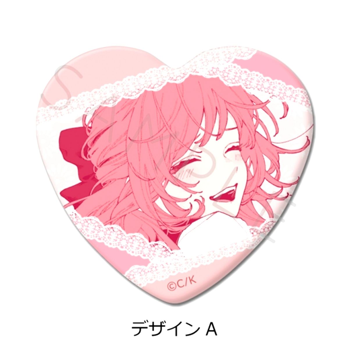 Koiseyo Mayakashi Tenshi-domo Heart Shaped Button Design A Goods - Badge Resale [NEW]