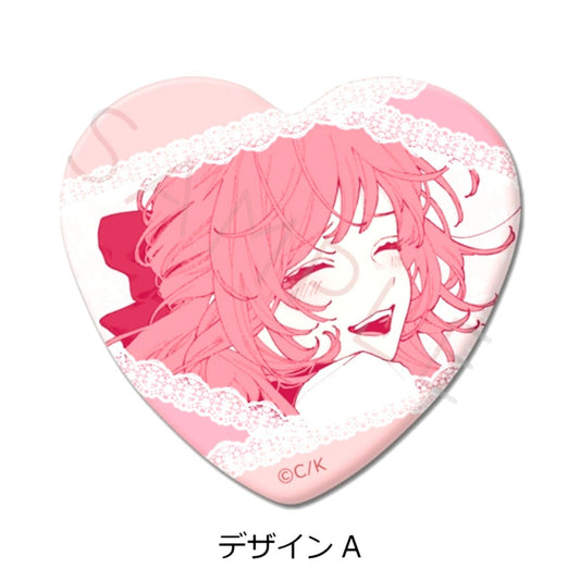 Koiseyo Mayakashi Tenshi-domo Heart Shaped Button Design A Goods - Badge Resale [NEW]