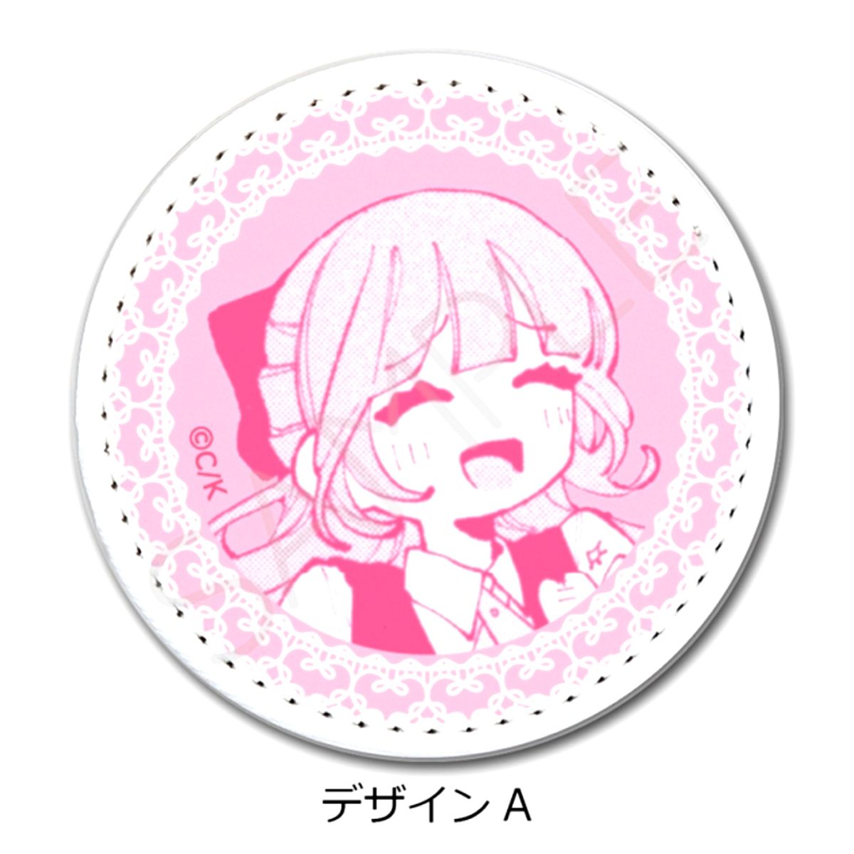 Koiseyo Mayakashi Tenshi-domo Leather Badge (Circular) Design A Goods - Badge Resale [NEW]