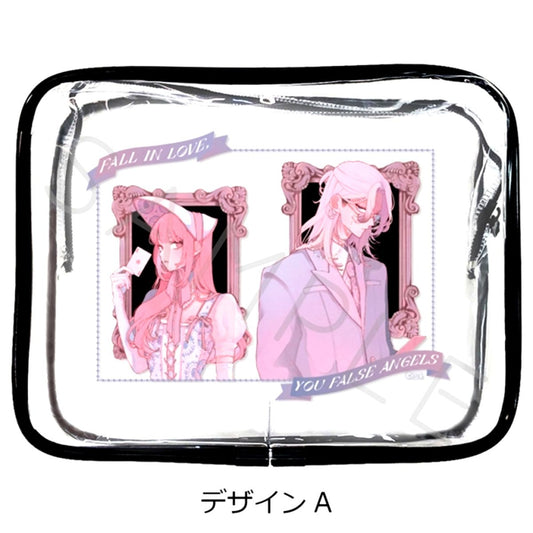 Koiseyo Mayakashi Tenshi-domo Clear Pouch Design A Goods - Pouch Resale [NEW]