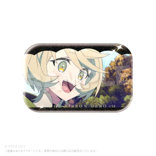 THE RIBBON HERO Ribbon Hero Scene Photo Square Button Pine Goods - Badge [NEW]