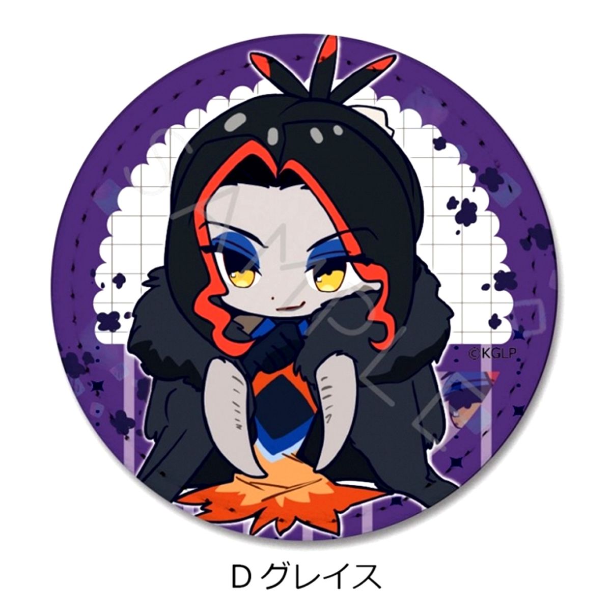 TV Anime Goodbye, Lara Leather Badge D(Grace) Goods - Badge [NEW]