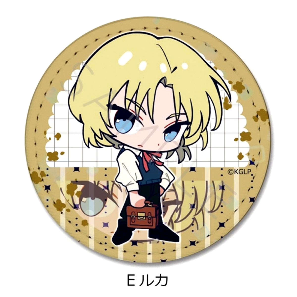 TV Anime Goodbye, Lara Leather Badge E(Luke) Goods - Badge [NEW]
