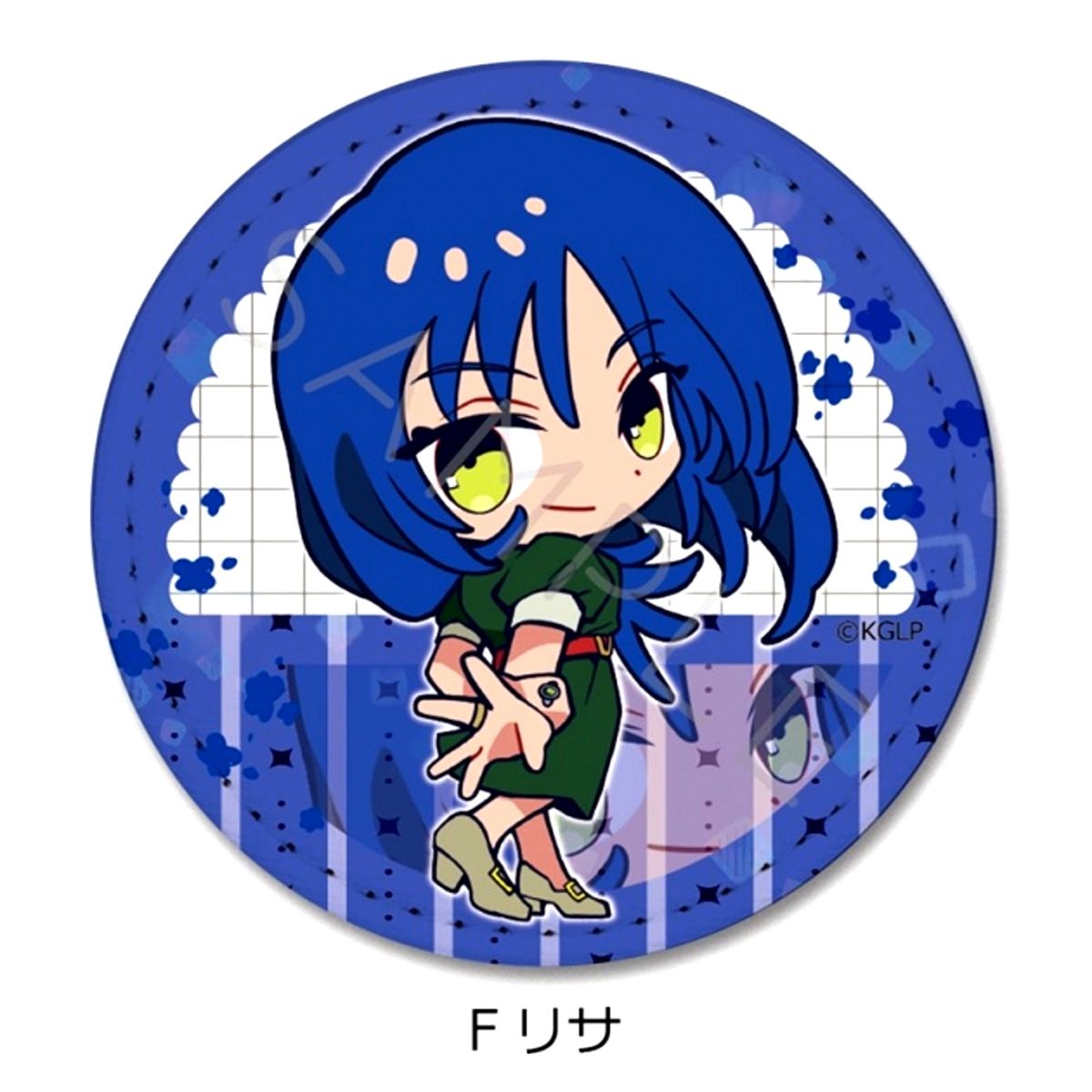 TV Anime Goodbye, Lara Leather Badge F(Lisa) Goods - Badge [NEW]