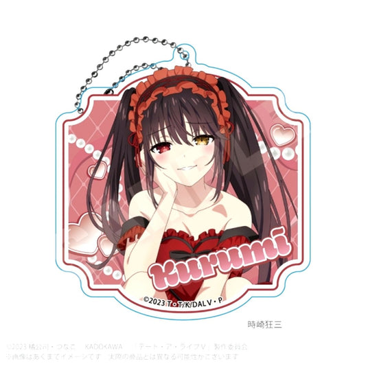 Date A Live V Big Acrylic Keychain Apron ver. Kurumi Tokisaki Goods - Keychain [NEW]