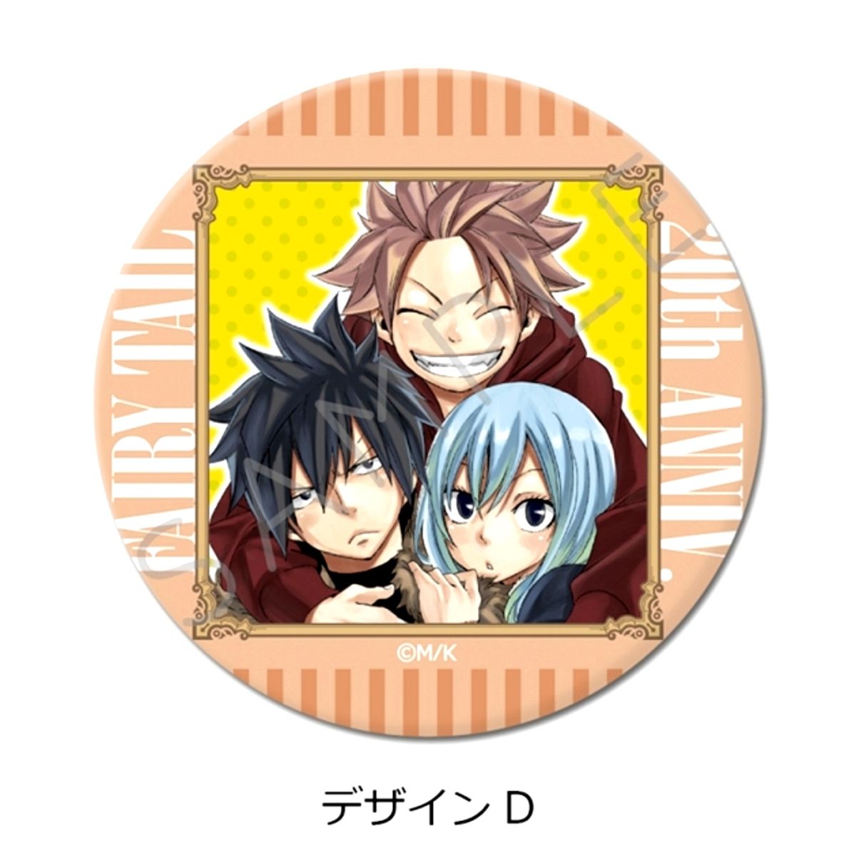 FAIRY TAIL Round Button (57mm) Design D Goods - Badge [NEW]