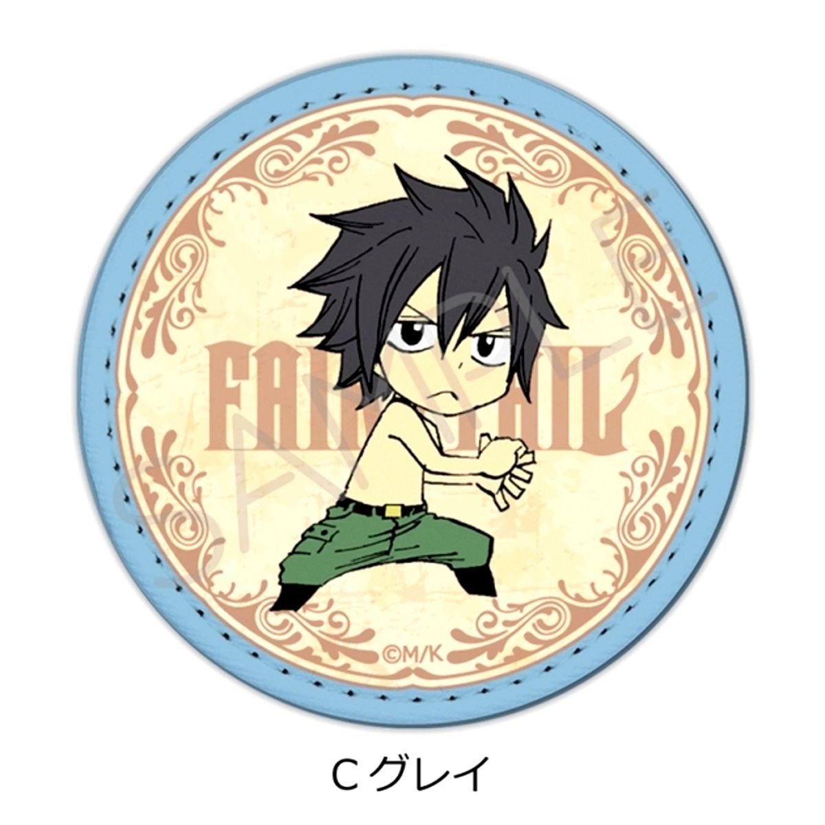 FAIRY TAIL Leather Badge C(Gray) Goods - Badge [NEW]