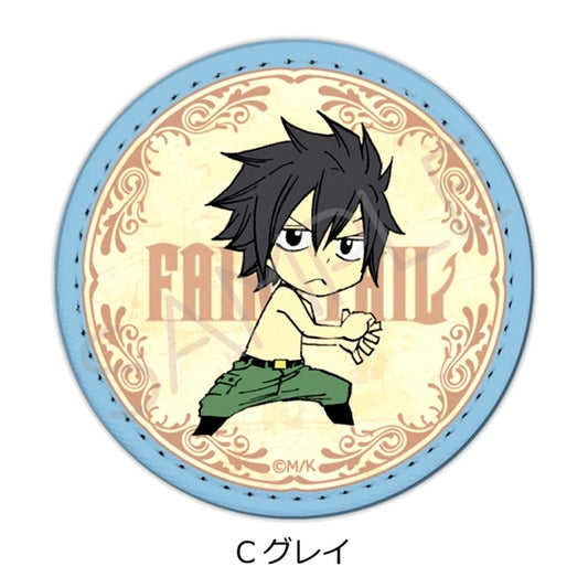 FAIRY TAIL Leather Badge C(Gray) Goods - Badge [NEW]