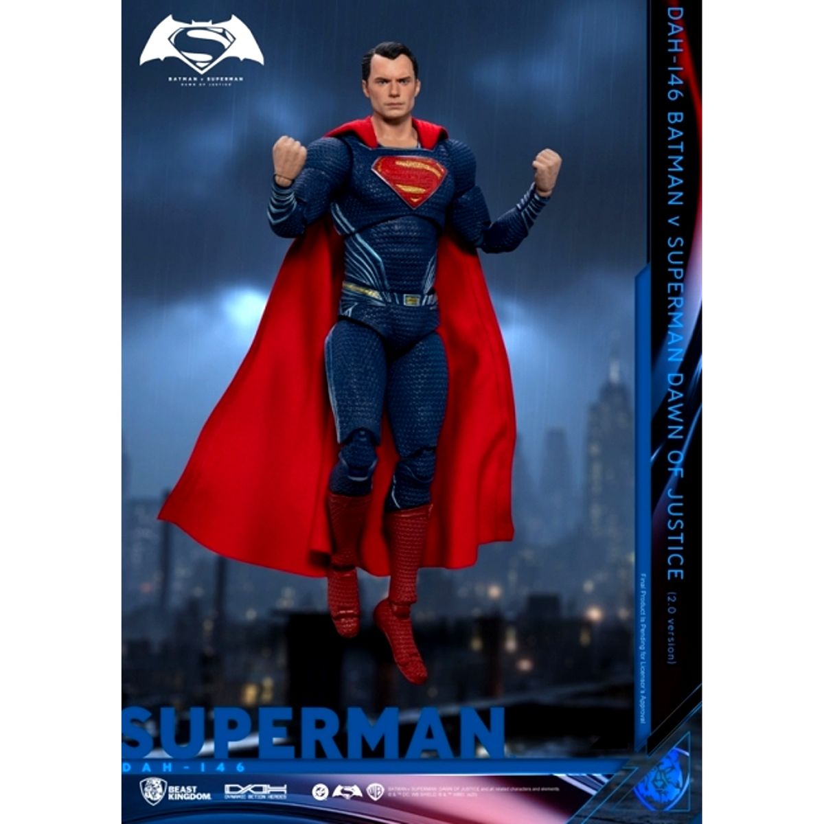 DAH-146 Batman v Superman: Dawn of Justice Superman 2.0 Action Figure [NEW]