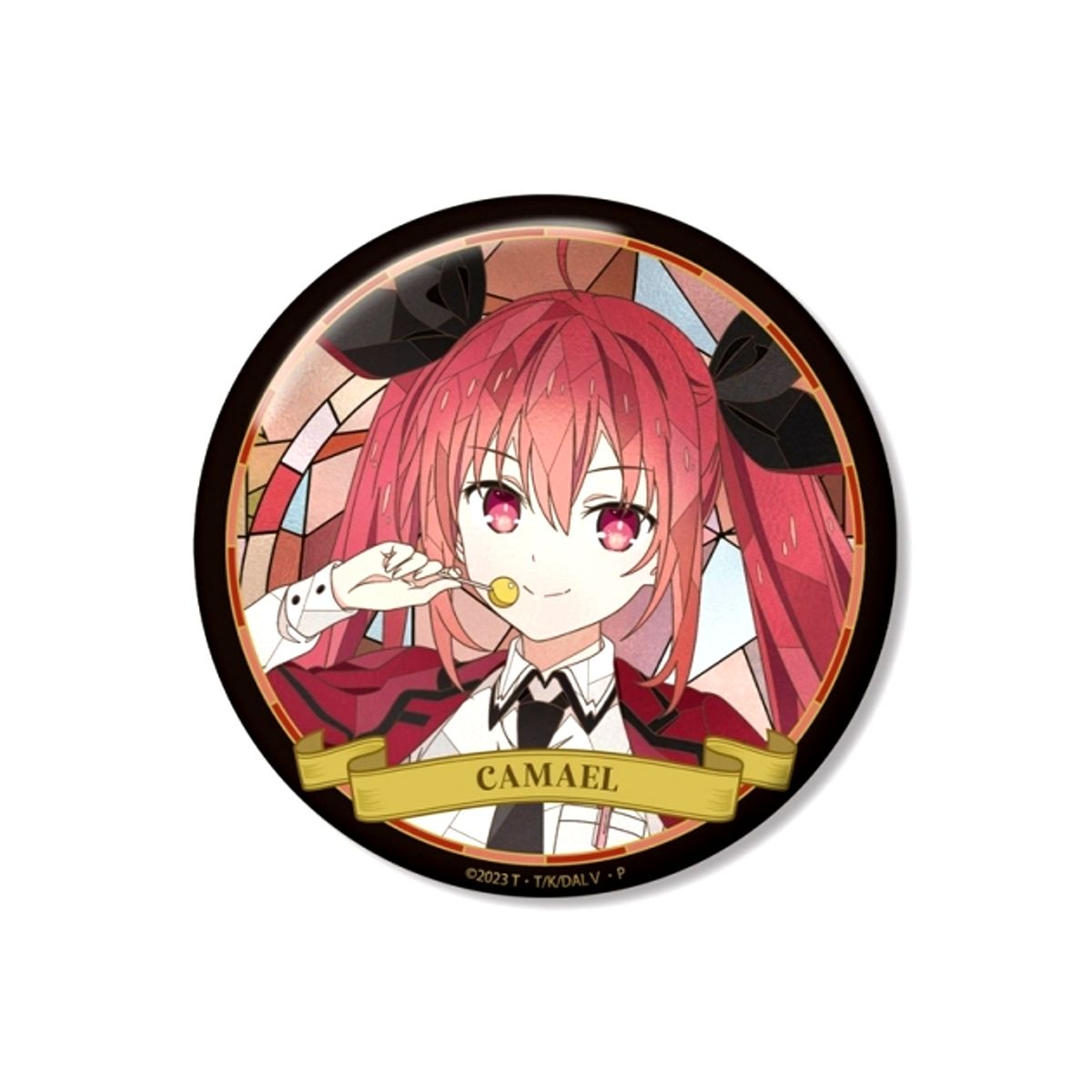 Anime Date A Live V Kotori Itsuka Aure Glass 100mm Button Goods - Badge [NEW]