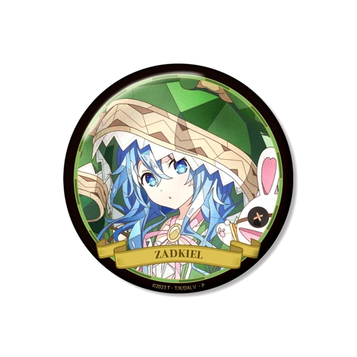 Anime Date A Live V Yoshino Aure Glass 100mm Button Goods - Badge [NEW]
