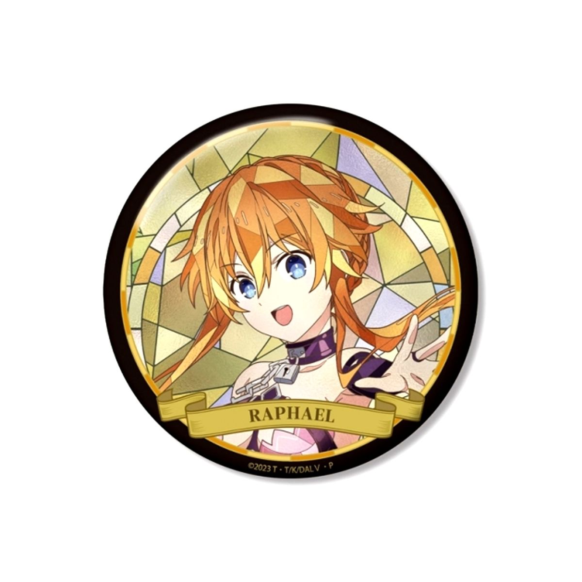 Anime Date A Live V Kaguya Yamai Aure Glass 100mm Button Goods - Badge [NEW]