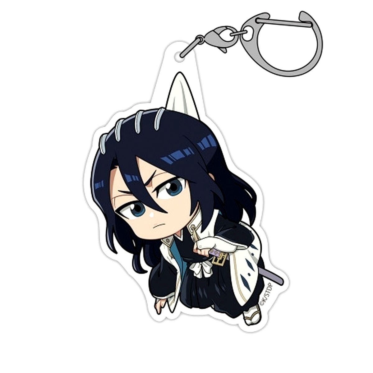 BLEACH Thousand-Year Blood War Byakuya Kichiki Acrylic Tsumamare Thousand-Year Blood War Ver. Goods - Keychain [NEW]