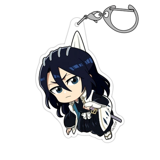 BLEACH Thousand-Year Blood War Byakuya Kichiki Acrylic Tsumamare Thousand-Year Blood War Ver. Goods - Keychain [NEW]