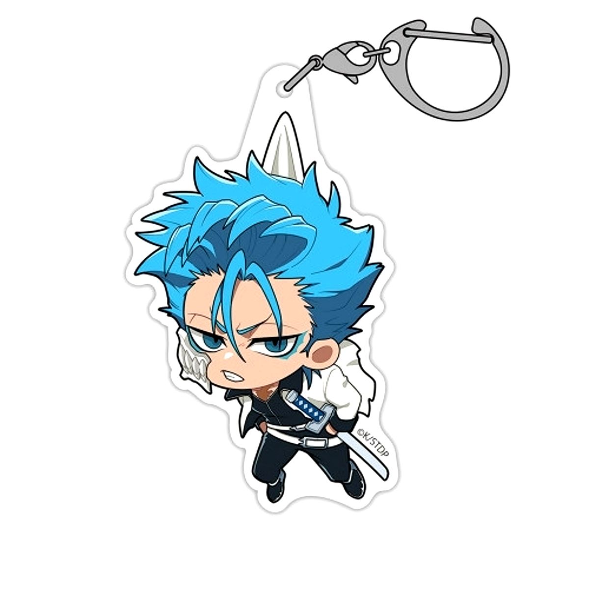 BLEACH Thousand-Year Blood War Grimmjow Jaguar Jack Acrylic Tsumamare Thousand-Year Blood War Ver. Goods - Keychain [NEW]