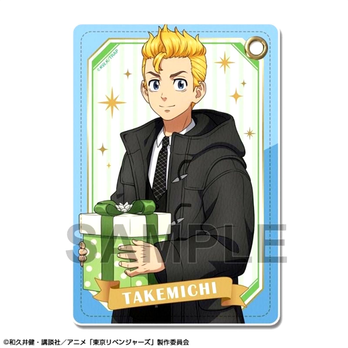 TV Anime Tokyo Revengers Razor Pass case Ver.3 Design 01 (Takemichi Hanagaki) Goods - Pass case Newly Drawn Resale [NEW]