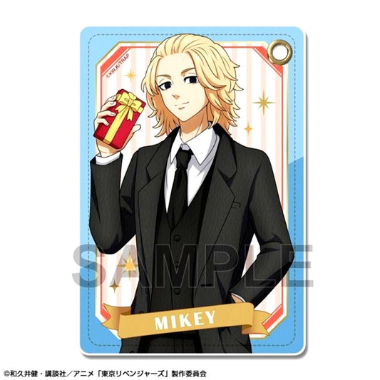 TV Anime Tokyo Revengers Razor Pass case Ver.3 Design 02 (Manjiro Sano) Goods - Pass case Newly Drawn Resale [NEW]